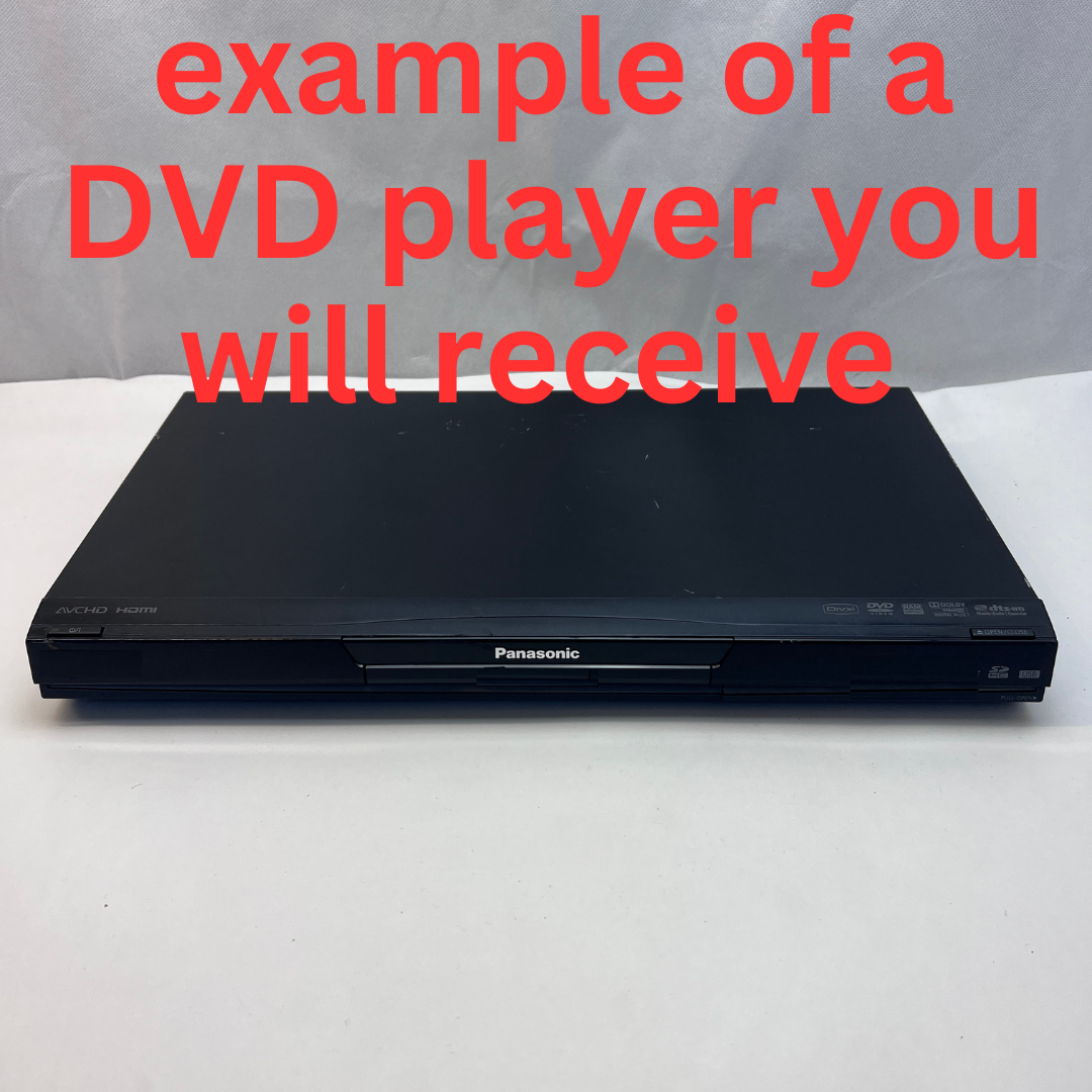 Black HDMI HD UK DVD / CD Player 1080p Playback Black With HDMI & power Cable