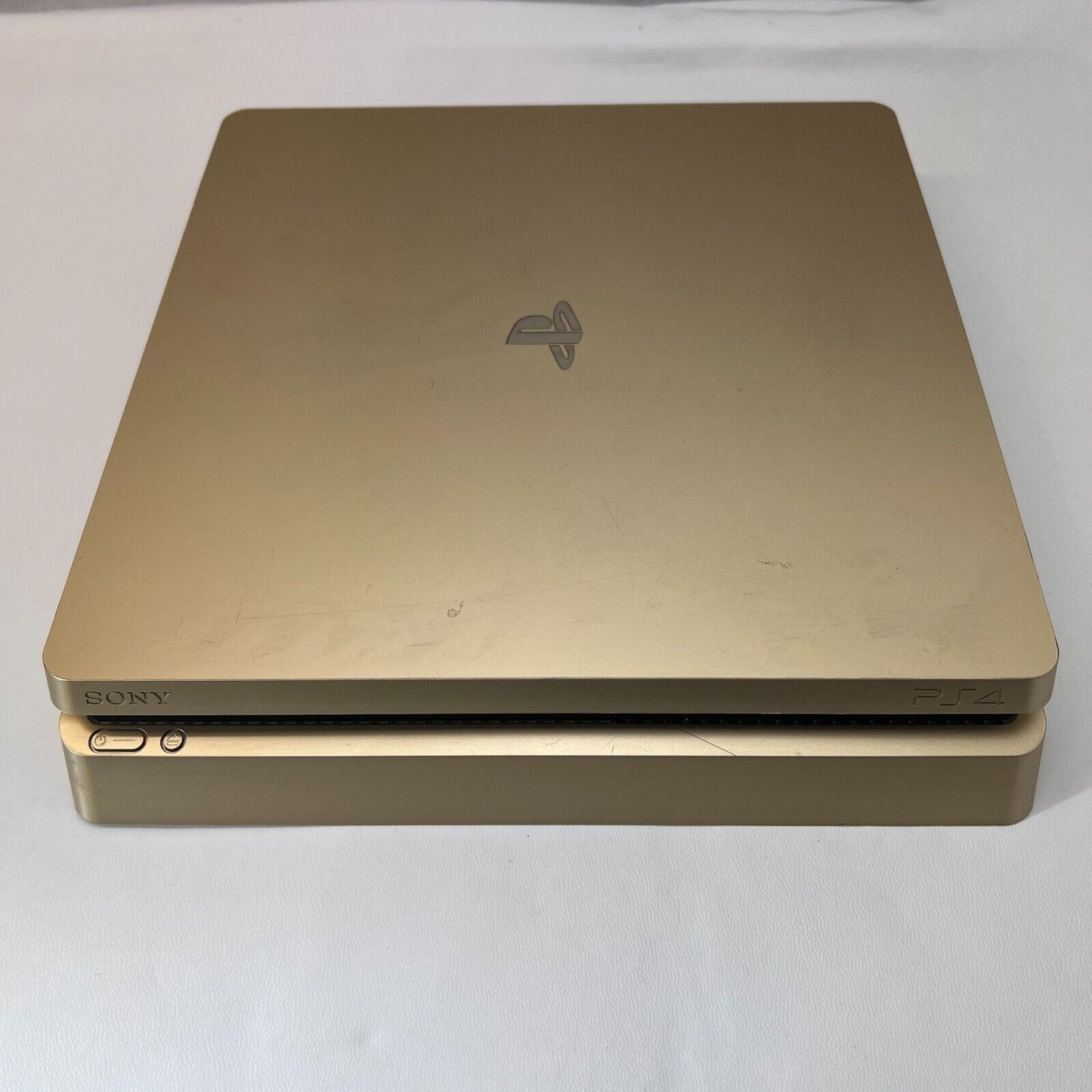 PS4 Playstation 4 SLIM - GOLD EDITION - With Controller 500GB Warranty Tested