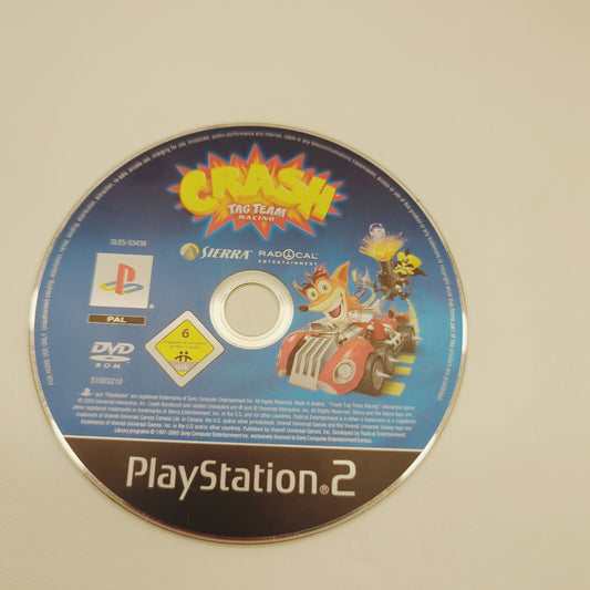 Crash Tag Team Racing PS2 Game Sony PlayStation 2 - disc only