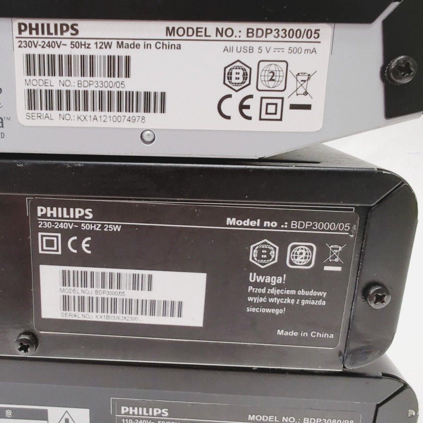 5x FAULTY Philips Blu-Ray Players BDP2900 BDP2700 BDP3300 BDP3000 BDP3080