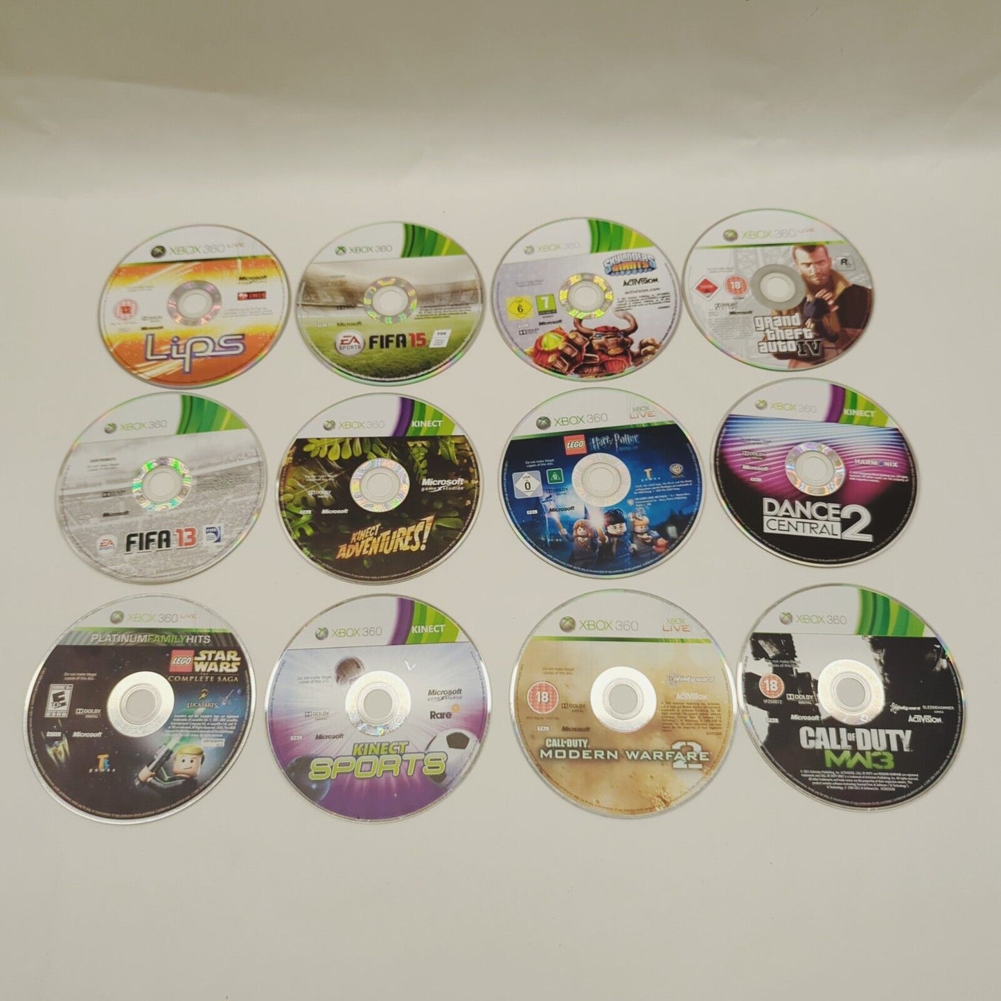 12x Xbox 360 Game Bundle Joblot disc only GTA Lego Harry Potter Call of Duty