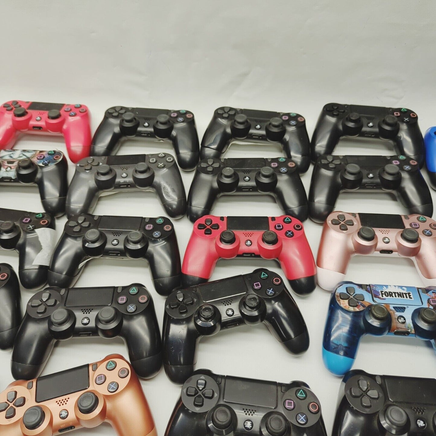 Faulty 29x Genuine PlayStation 4 PS4 controllers Bundle Joblot Black pink Blue