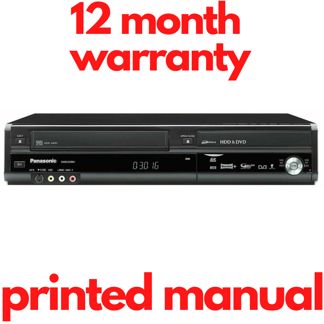 Panasonic DMR-EX99V HDD DVD VHS Recorder HDMI 250GB Freeview+ VCR Panasonic DMR-EX99V HDD DVD VHS Recorder HDMI 250GB Freeview+ VCR