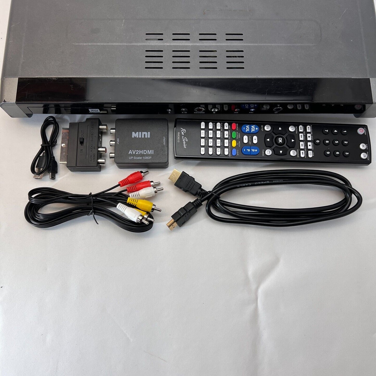 Acoustic Solutions DVDRW300 DVD Recorder w/ Remote + Cables + NTSC/PAL Converter