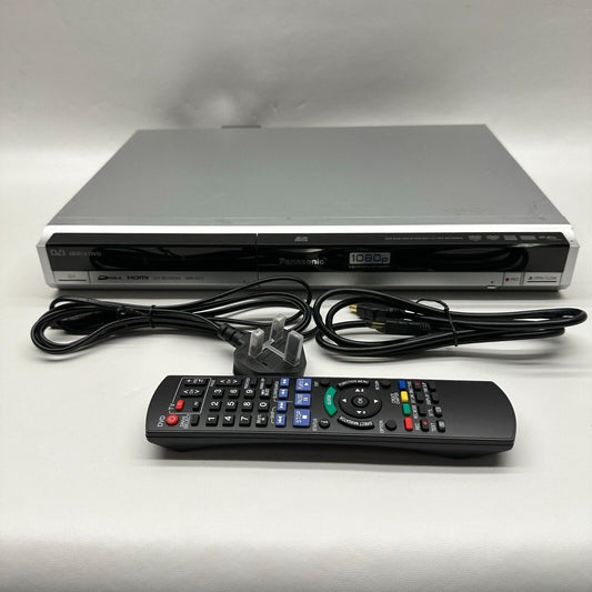 Panasonic DMR-EX77 SILVER DVD Recorder HDMI Tested Working with Remote Cable