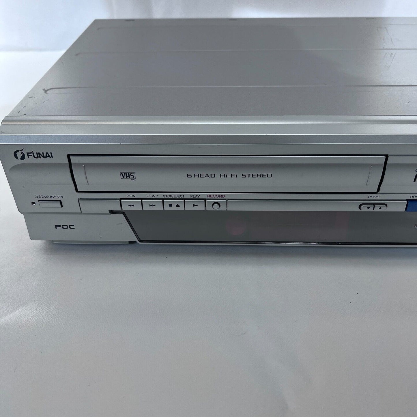 Funai DRV-B2737 Silver VCR DVD COPY VHS TO DVD Recorder Player Remote