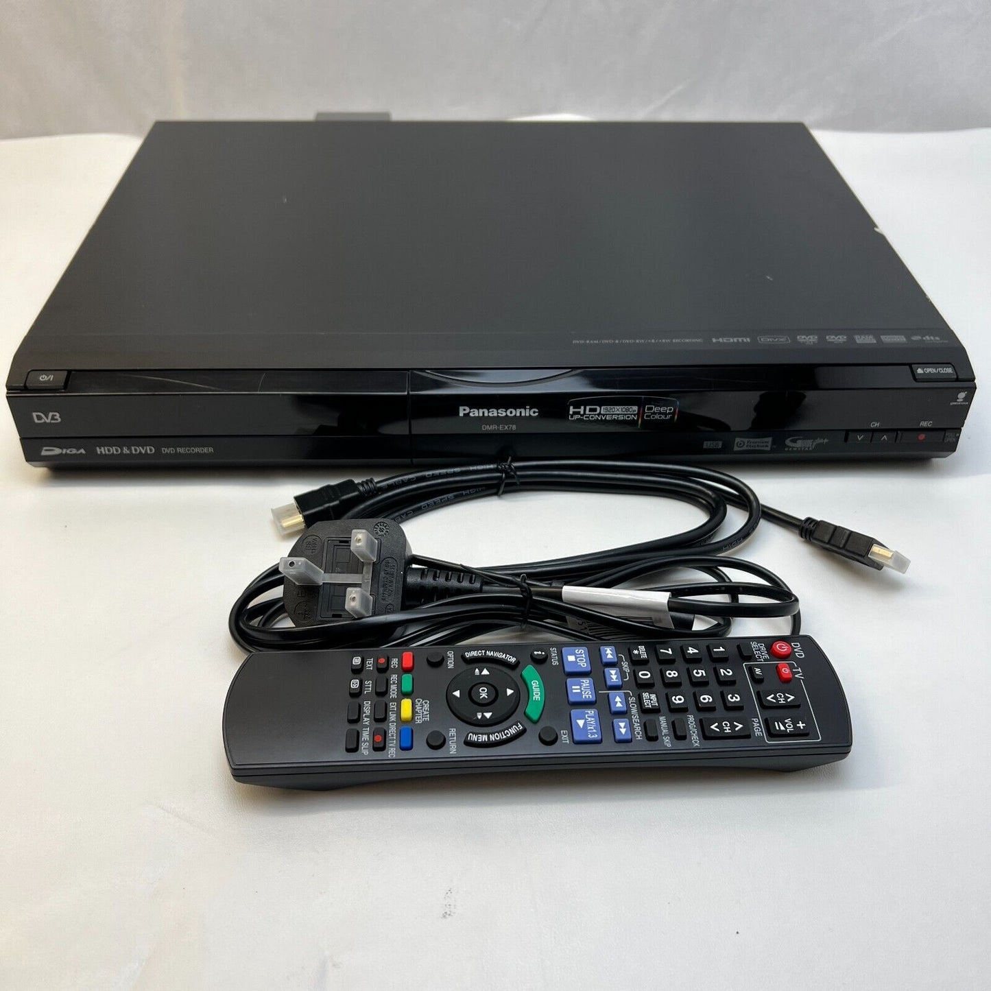 Panasonic DMR-EX78 - DVD - 250GB HDD Recorder - FREEVIEW - HDMI - 1080P UPSCALE