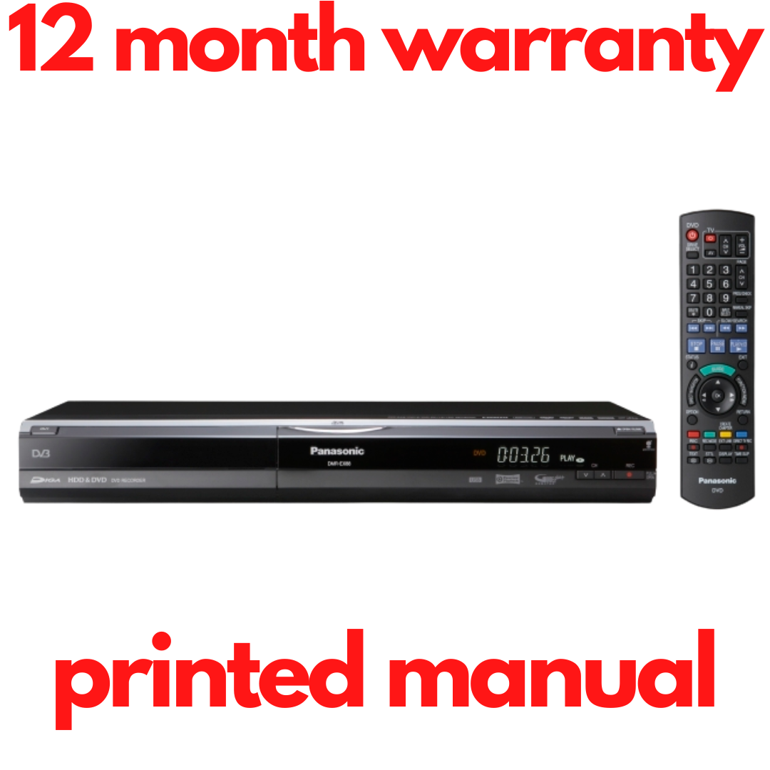 Panasonic DMR-EX88EB DVD Recorder + 400GB HDD & Freeview+ HD 1080 with remote