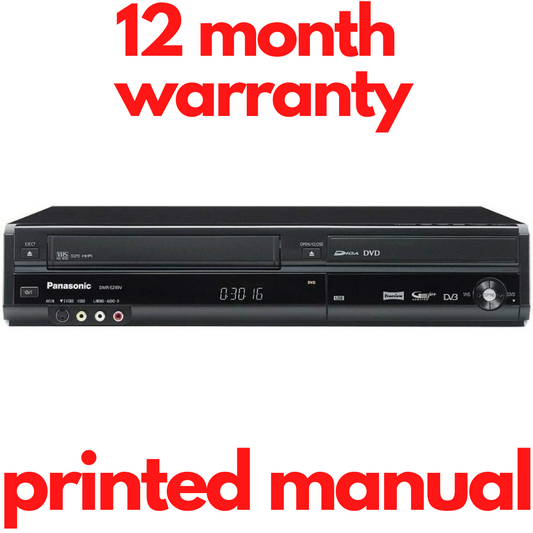 Panasonic DMR-EZ47 VHS VCR DVD Recorder Combination Copy Video to DVD 1080P DVB